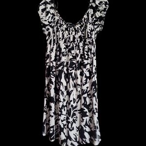 AB Studio Monochrome Patterned Dress